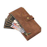 For Google Pixel 7a Dream 9-Card Wallet Zipper Bag Leather Phone Case(Brown)