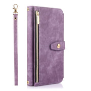 For Google Pixel 6 Dream 9-Card Wallet Zipper Bag Leather Phone Case(Purple)