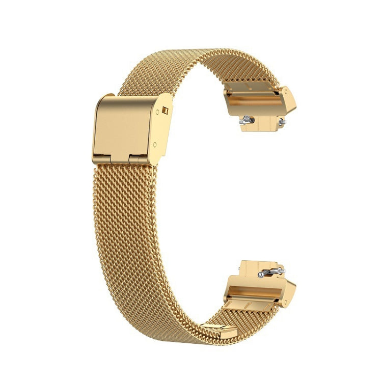 For Fitbit Inspire 3 Buckle Fine Mesh Stainless Ssteel Watch Band(Gold) - free shipping - PMC TechLife - Order now!