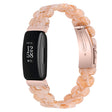 For Fitbit Inspire 3 Oval Resin Replacement Watch Band(Silk White) - Watch Bands by PMc TechLife | Online Shopping South Africa | PMc TechLife | Buy Now Pay Later Mobicred