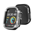 For Apple Watch Ultra 2 / Ultra 49mm Double Row Diamond Hollow PC Watch Case(Black) - Watch Cases by PMC TechLife | Online Shopping South Africa | PMC TechLife | Buy Now Pay Later Mobicred