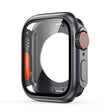 For Apple Watch Series 9 / 8 / 7 45mm Change to Ultra 49mm All-Inclusive Film Hybrid PC Watch Case(Original Black) - Watch Cases by PMC TechLife | Online Shopping South Africa | PMC TechLife | Buy Now Pay Later Mobicred