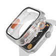For Apple Watch Series 9 / 8 / 7 41mm Change to Ultra 49mm Waterproof All-Inclusive Film Hybrid PC Watch Case(Transparent) - Watch Cases by PMC TechLife | Online Shopping South Africa | PMC TechLife | Buy Now Pay Later Mobicred
