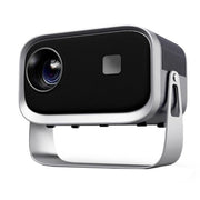 AUN A003 1280x720P 150 Lumens Same Screen Version Portable Home Theater LED HD Digital Projector, EU Plug(Grey)