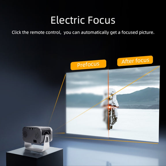 AUN A003 1280x720P 150 Lumens Same Screen Version Portable Home Theater LED HD Digital Projector, EU Plug(Grey)