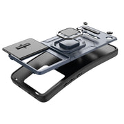 For Xiaomi Redmi K60 Ultra 5G Sliding Camshield TPU + PC Shockproof Phone Case with Holder(Black)