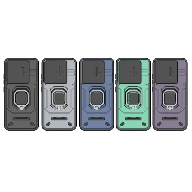 For Xiaomi 14 Sliding Camshield TPU + PC Shockproof Phone Case with Holder(Grey) - free shipping - PMC TechLife - Order now!