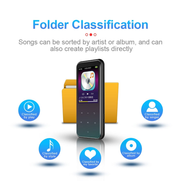 8GB M15 Multi-function Smart Voice Recorder MP3 Hifi Sound Music Player Walkman