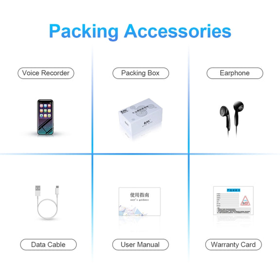 16GB M15 Multi-function Smart Voice Recorder MP3 Hifi Sound Music Player Walkman