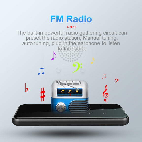16GB M15 Multi-function Smart Voice Recorder MP3 Hifi Sound Music Player Walkman
