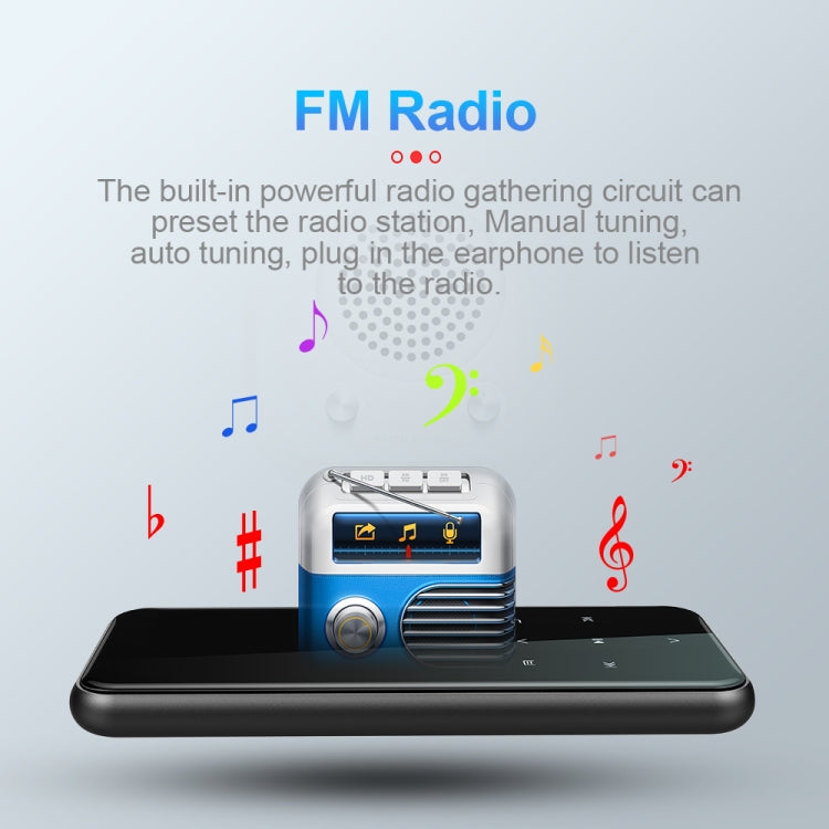 16GB M15 Multi-function Smart Voice Recorder MP3 Hifi Sound Music Player Walkman