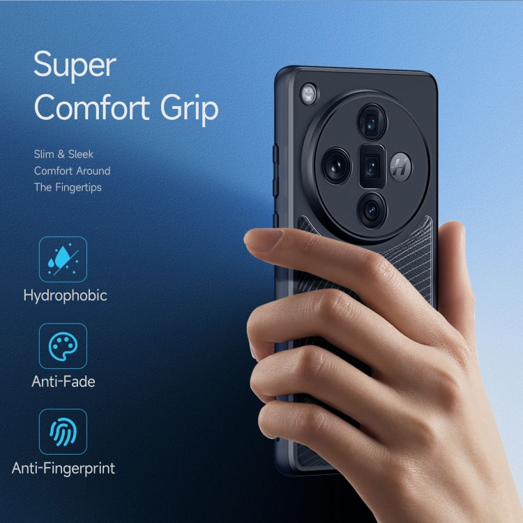 For OPPO Find X7 Ultra DUX DUCIS Aimo Series Frosted Feel Phone Case(Black) - OPPO Cases by DUX DUCIS | Online Shopping South Africa | PMC Jewellery | Buy Now Pay Later Mobicred