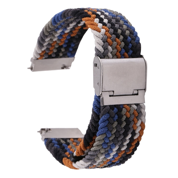For Samsung Galaxy Watch 6 / 6 Classic Nylon Braided Metal Buckle Watch Band(Denim) - Watch Bands by PMC TechLife | Online Shopping South Africa | PMC TechLife