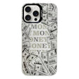 For iPhone 16 Pro Max Electroplated Silver Series PC Protective Phone Case(Money) - free shipping - PMC TechLife - Order now!