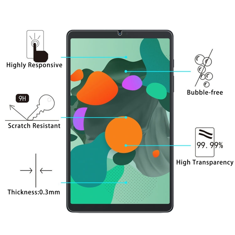 For Blackview Tab 60 8.7 25pcs 9H 0.3mm Explosion-proof Tempered Glass Film