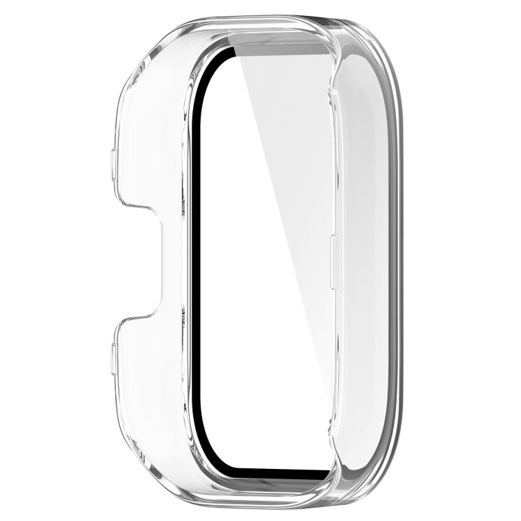 For Xiaomi Mi Watch Lite 3 PC + Tempered Film Integrated Watch Protective Case(Transparent)