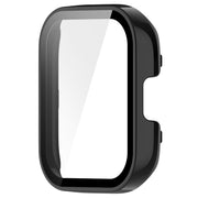 For Redmi Watch 3 Lite / Redmi Watch 3 Active PC + Tempered Film Integrated Watch Protective Case(Black)