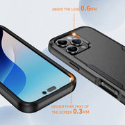 For iPhone 16 Pro Max Commuter Shockproof TPU + PC Phone Case(Black)
