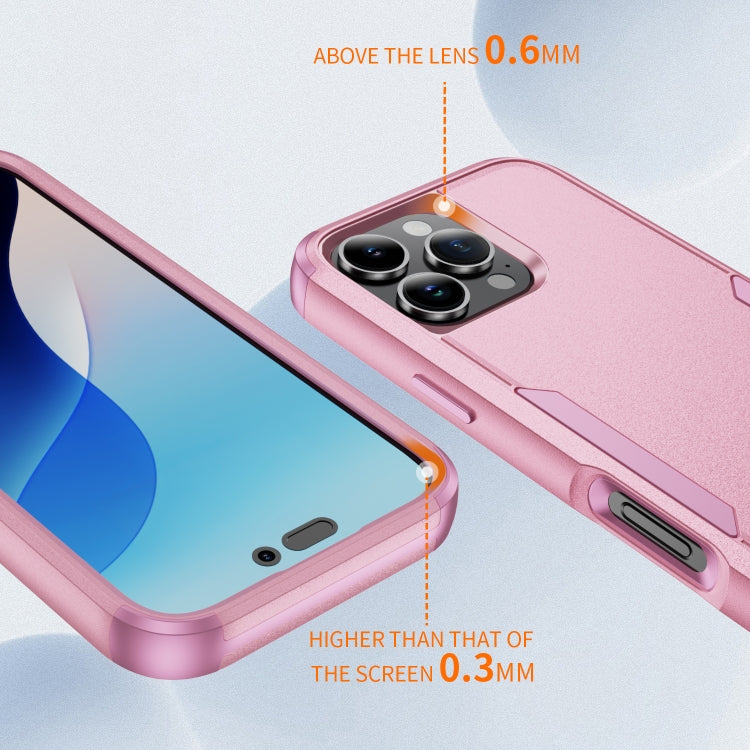 For iPhone 16 Pro Commuter Shockproof TPU + PC Phone Case(Pink) - iPhone 16 Pro Cases by PMC TechLife | Online Shopping South Africa | PMC TechLife | Buy Now Pay Later Mobicred