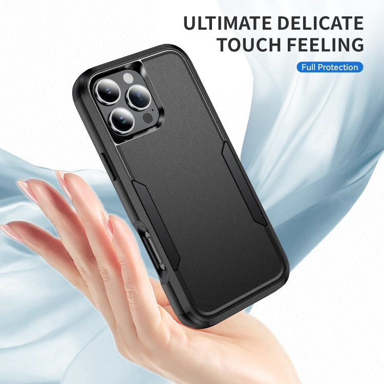 For iPhone 16 Pro Commuter Shockproof TPU + PC Phone Case(Black) - iPhone 16 Pro Cases by PMC TechLife | Online Shopping South Africa | PMC TechLife | Buy Now Pay Later Mobicred