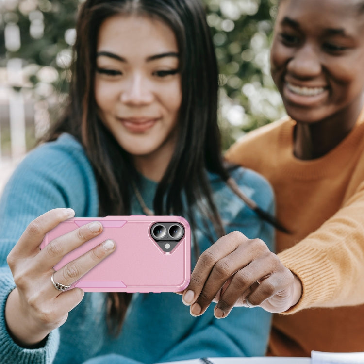 For iPhone 16 Plus Commuter Shockproof TPU + PC Phone Case(Pink) - iPhone 16 Plus Cases by PMC TechLife | Online Shopping South Africa | PMC TechLife | Buy Now Pay Later Mobicred