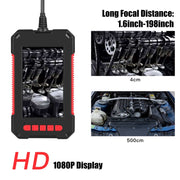 P40 3.9mm Red HD Water-resistant Portable Integrated Hand-held Vertical Screen Industry Endoscope, Length:5m(Hardwire)