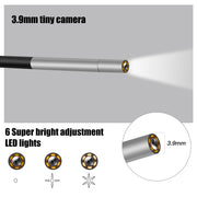 P40 3.9mm Red HD Water-resistant Portable Integrated Hand-held Vertical Screen Industry Endoscope, Length:10m(Hardwire)