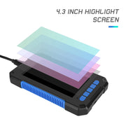 P40 5.5mm HD Blue Water-resistant Portable Integrated Hand-held Vertical Screen Industry Endoscope, Length:2m(Hardwire)