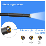 P40 5.5mm HD Blue Water-resistant Portable Integrated Hand-held Vertical Screen Industry Endoscope, Length:2m(Hardwire)