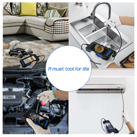 P40 5.5mm HD Blue Water-resistant Portable Integrated Hand-held Vertical Screen Industry Endoscope, Length:5m(Hardwire)