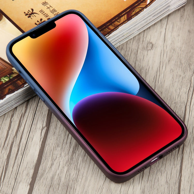 For iPhone 15 Liquid TPU Silicone Gradient MagSafe Phone Case(Blue Purple) - free shipping - PMC TechLife - Order now!