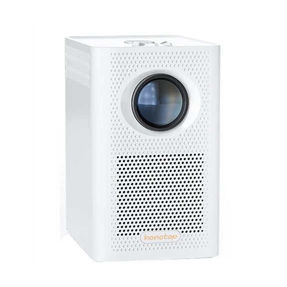 S30 Max Android 10 OS HD Portable WiFi Mobile Projector, Plug Type:UK Plug(White)