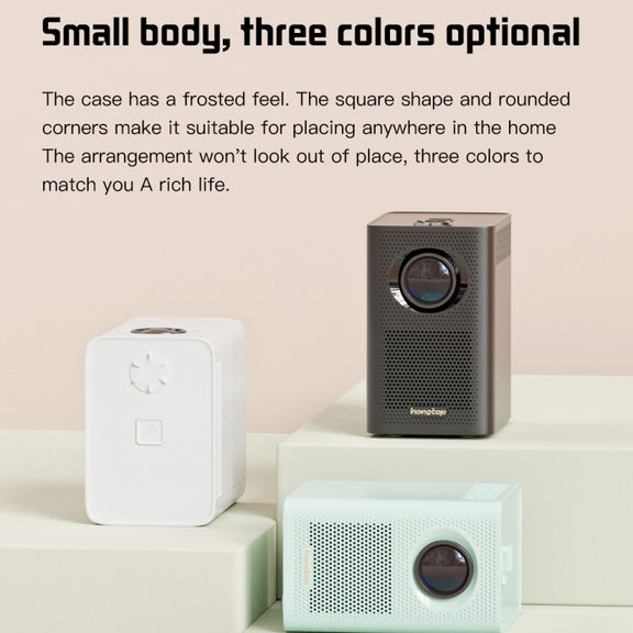 S30 Max Android 10 OS HD Portable WiFi Mobile Projector, Plug Type:AU Plug(Black)