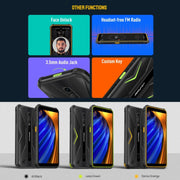Ulefone Armor X12 Pro, 4GB+64GB, IP68/IP69K Rugged Phone, 5.45 inch Android 13 MediaTek Helio G36 Octa Core, Network: 4G, NFC(Less Green)