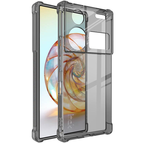For ZTE nubia Z60 Ultra 5G imak Shockproof Airbag TPU Phone Case(Transparent Black)