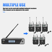 XTUGA  IEM1100 Professional Wireless In Ear Monitor System 1 BodyPacks(US Plug)