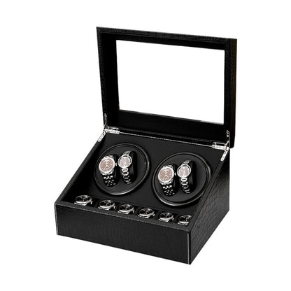 Mechanical Automatic Watch Box Electric Motor Watch Shaker, US Plug - free shipping - PMC Jewellery - Order now!