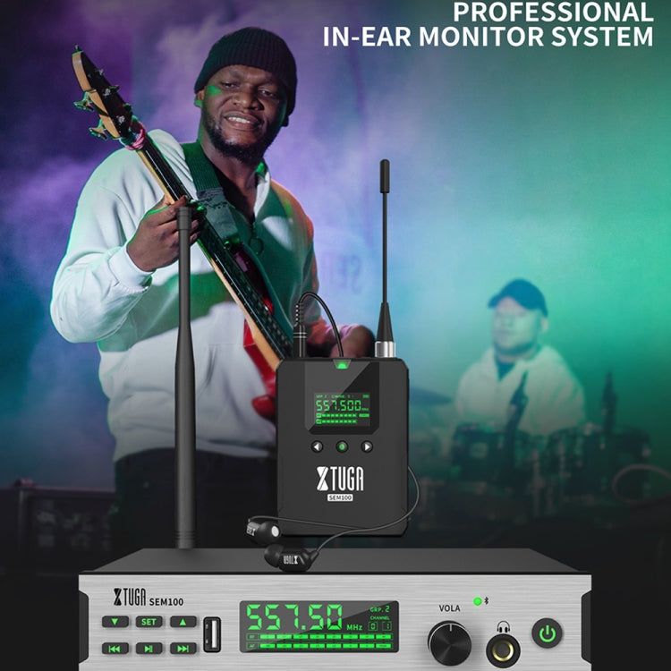 XTUGA SEM100 Professional Wireless In Ear Monitor System 1 BodyPacks(AU Plug) - free shipping - PMC Jewellery - Order now!