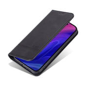 For iPhone 16 Pro Max AZNS Magnetic Calf Texture Flip Leather Phone Case(Black)