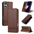 For iPhone 16 AZNS Magnetic Calf Texture Flip Leather Phone Case(Dark Brown) - iPhone 16 Cases by AZNS | Online Shopping South Africa | PMC TechLife | Buy Now Pay Later Mobicred