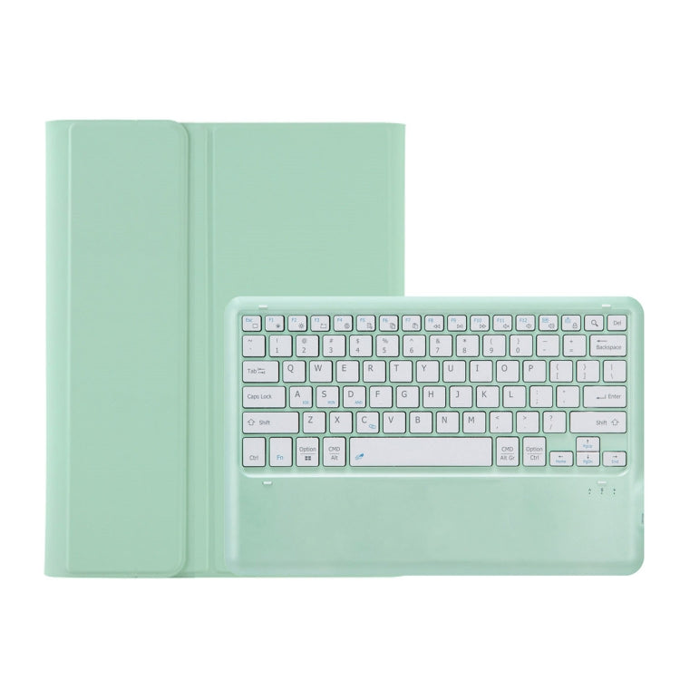 For Samsung Galaxy Tab S9+ A810B Pen Slot Detachable Bluetooth Keyboard Leather Tablet Case(Mint Green) - Samsung Keyboard by PMC TechLife | Online Shopping South Africa | PMC TechLife