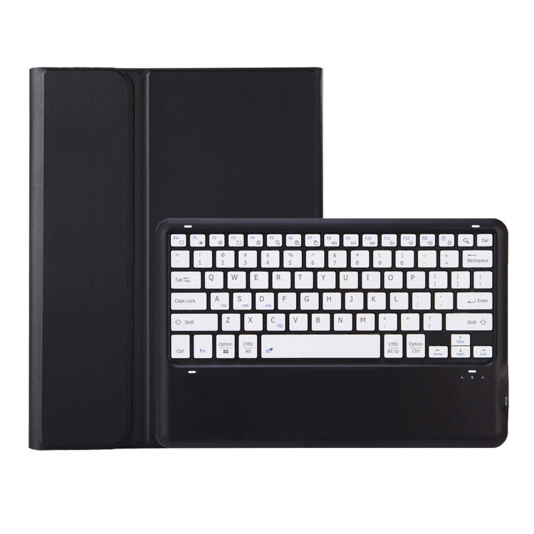 For Samsung Galaxy Tab S9 FE+ A810B Pen Slot Detachable Bluetooth Keyboard Leather Tablet Case(Black+White) - Samsung Keyboard by PMC TechLife | Online Shopping South Africa | PMC TechLife