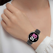 For Samsung Galaxy Watch 6 / 6 Classic Leather Replacement Watch Band(Light Brown)