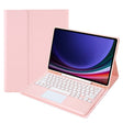 For Samsung Galaxy Tab S9+ A810B-A Touch Pad Detachable Bluetooth Keyboard Leather Tablet Case(Pink) - Samsung Keyboard by PMC TechLife | Online Shopping South Africa | PMC TechLife