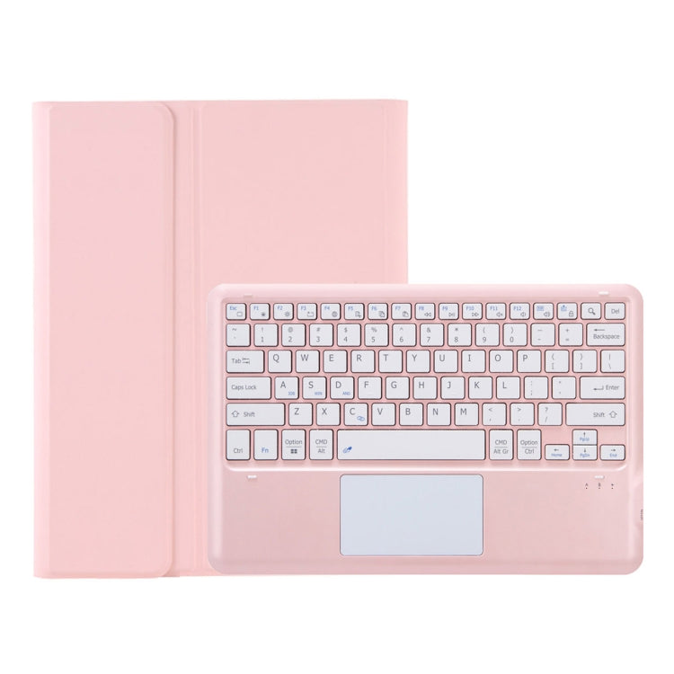 For Samsung Galaxy Tab S9+ A810B-A Touch Pad Detachable Bluetooth Keyboard Leather Tablet Case(Pink) - Samsung Keyboard by PMC TechLife | Online Shopping South Africa | PMC TechLife