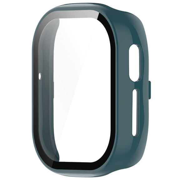 For Honor Watch 4 PC + 9H Tempered Glass Integrated Watch Case(Pine Green)