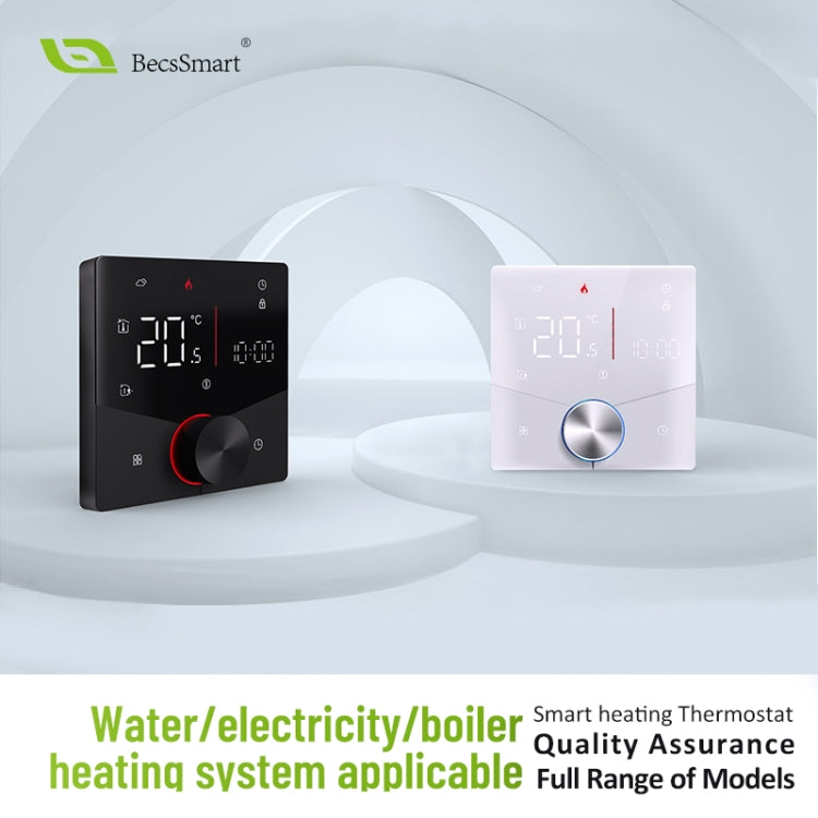 BHT-009GCLW Boiler Heating WiFi Smart Home LED Thermostat(Black)