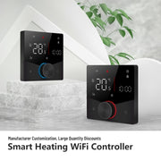 BHT-009GCLW Boiler Heating WiFi Smart Home LED Thermostat(Black)