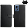 For Motorola Moto G Play 5G 2024 Genuine Leather Fingerprint-proof Horizontal Flip Phone Case(Black) - Motorola Cases by PMC Jewellery | Online Shopping South Africa | PMC Jewellery | Buy Now Pay Later Mobicred