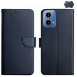 For Motorola Moto G Stylus 5G 2024 Genuine Leather Fingerprint-proof Horizontal Flip Phone Case(Blue) - Motorola Cases by PMC TechLife | Online Shopping South Africa | PMC TechLife | Buy Now Pay Later Mobicred